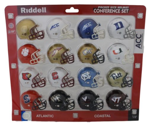2015 ACC Riddell Pocket Pro Size Helmet Conference Set 13856