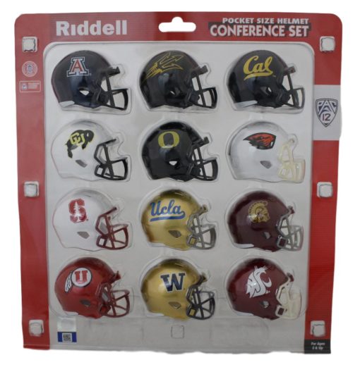 2018 PAC 12 Riddell Pocket Pro Size Helmet Conference Set 13868