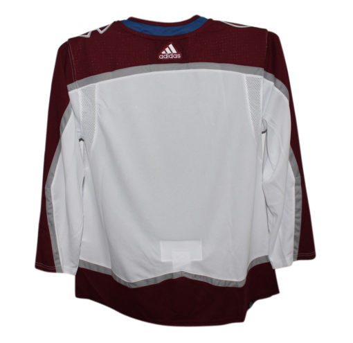 2022 Colorado Avalanche Team Signed Adidas White 54 Jersey 19 Sigs FAN