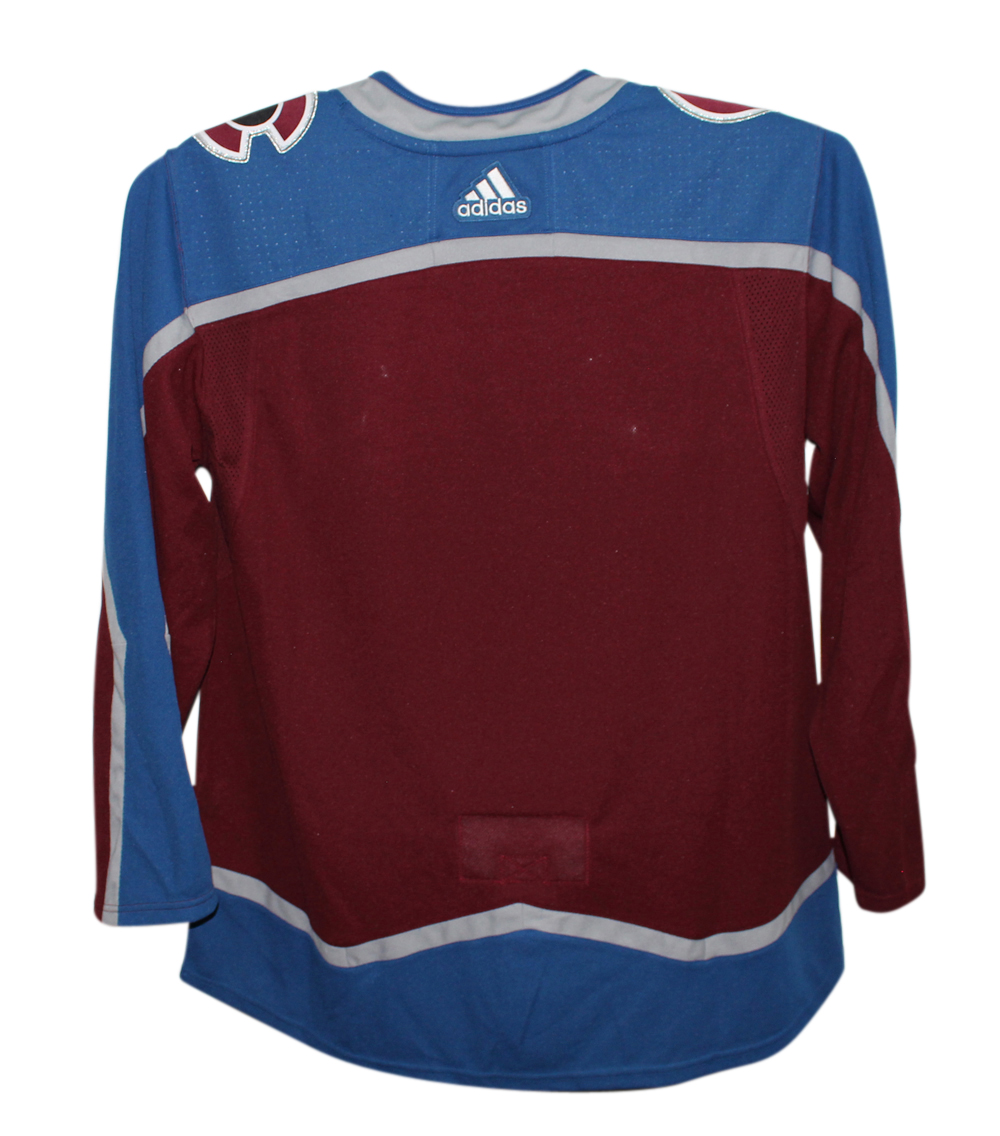 Colorado Avalanche Team Signed Burgandy Adidas 54 Jersey 20 Sigs FAN