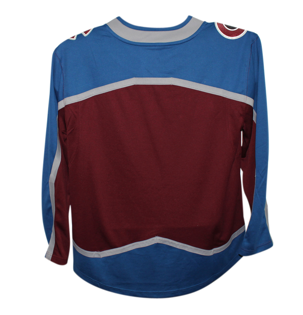 Colorado Avalanche Team Signed Burgandy Fanatics XL Jersey 20 Sigs BAS