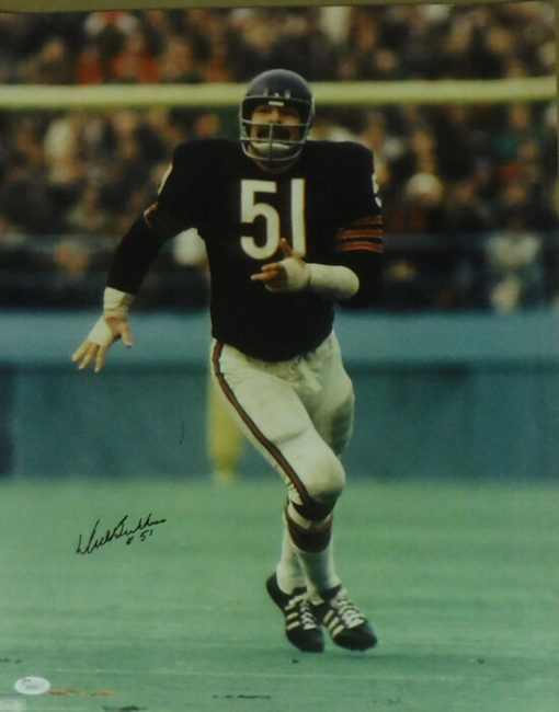 DICK BUTKUS AUTOGRAPHED CHICAGO BEARS 16X20 PHOTO NAME ONLY 20336 JSA K45311