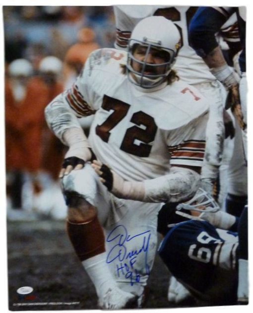 Dan Dierdorf Autographed St. Louis Cardinals 16x20 Photo HOF JSA 20352