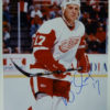 Brett Hull Autographed/Signed Detroit Red Wings 16x20 Photo JSA K45179  20362