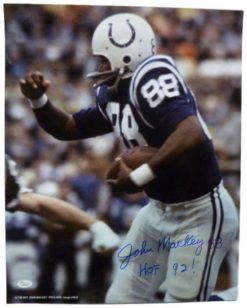 JOHN MACKEY AUTOGRAPHED/SIGNED BALTIMORE COLTS 16X20 PHOTO 20377 JSA K45237