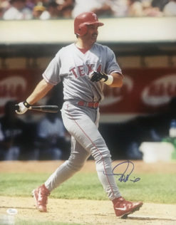 RAFAEL PALMEIRO AUTOGRAPHED TEXAS RANGERS 16x20 PHOTO 20387 JSA K45278