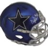 Dak Prescott Autographed Dallas Cowboys Blaze Mini Helmet JSA 20489