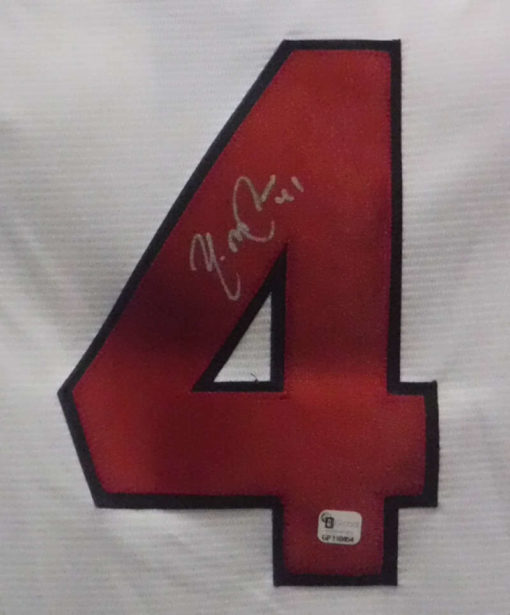 Yadier Molina Autographed St Louis Cardinals Majestic White Replica Jersey 20521