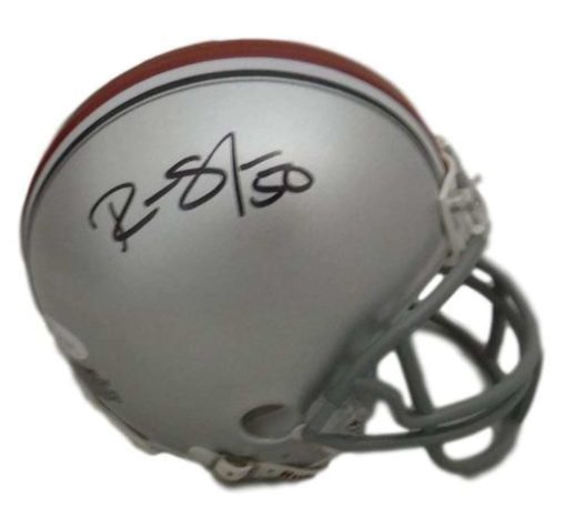 Ryan Shazier Autographed/Signed Ohio State Buckeyes Mini Helmet JSA 20667