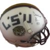 Derrius Guice Autographed/Signed LSU Tigers Replica Schutt Helmet JSA 20728