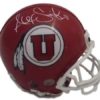 Alex Smith Autographed/Signed Utah Utes Mini Helmet in White