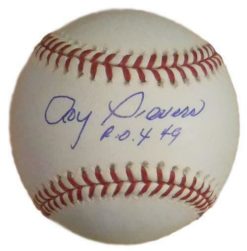 Roy Sievers Autographed Washington Senators OML Baseball ROY 49 20897
