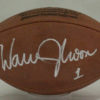 Warren Moon Autographed/Signed Houston Oilers Official Football JSA 20965