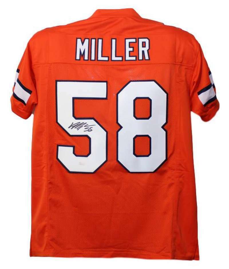 Von Miller Autographed Denver Broncos Framed Color Rush XL Jersey JSA 11003  – Denver Autographs
