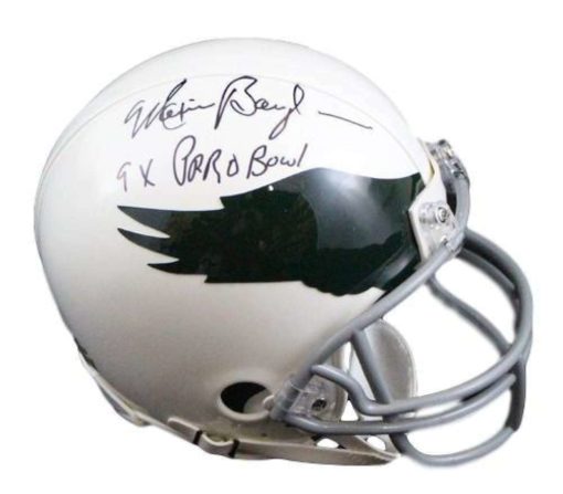 Maxie Baughan Autographed Philadelphia Eagles Mini Helmet 9x Pro Bowl SGC 21016