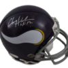 Chris Doleman Autographed/Signed Minnesota Vikings TB Mini Helmet HOF JSA 21034