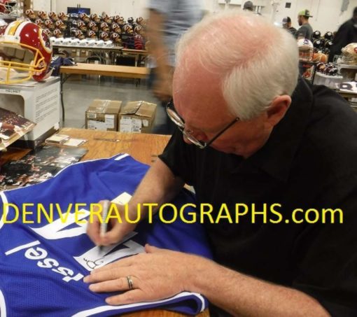 Dan Issel Autographed/Signed Kentucky Colonels Xl Blue Jersey HOF JSA 21042