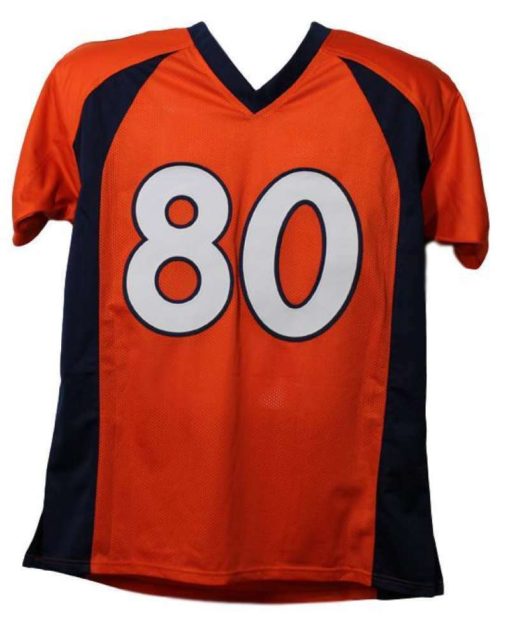 Rod Smith Autographed/Signed Denver Broncos XL Orange Jersey JSA 21068