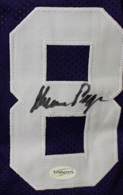Purple People Eaters Autographed Minnesota Vikings Custom XL Jersey JSA 21150
