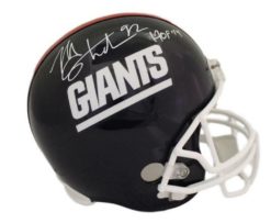 Michael Strahan Autographed New York Giants Replica TB Helmet HOF JSA 21183