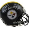 TJ Watt Autographed/Signed Pittsburgh Steelers Riddell Mini Helmet JSA 21215