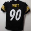 TJ Watt Autographed Pittsburgh Steelers Size XL Black Jersey JSA 21216