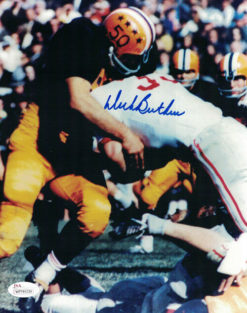 DICK BUTKUS AUTOGRAPHED/SIGNED ILLINOIS FIGHTING ILLINI 8X10 PHOTO 21229 JSA