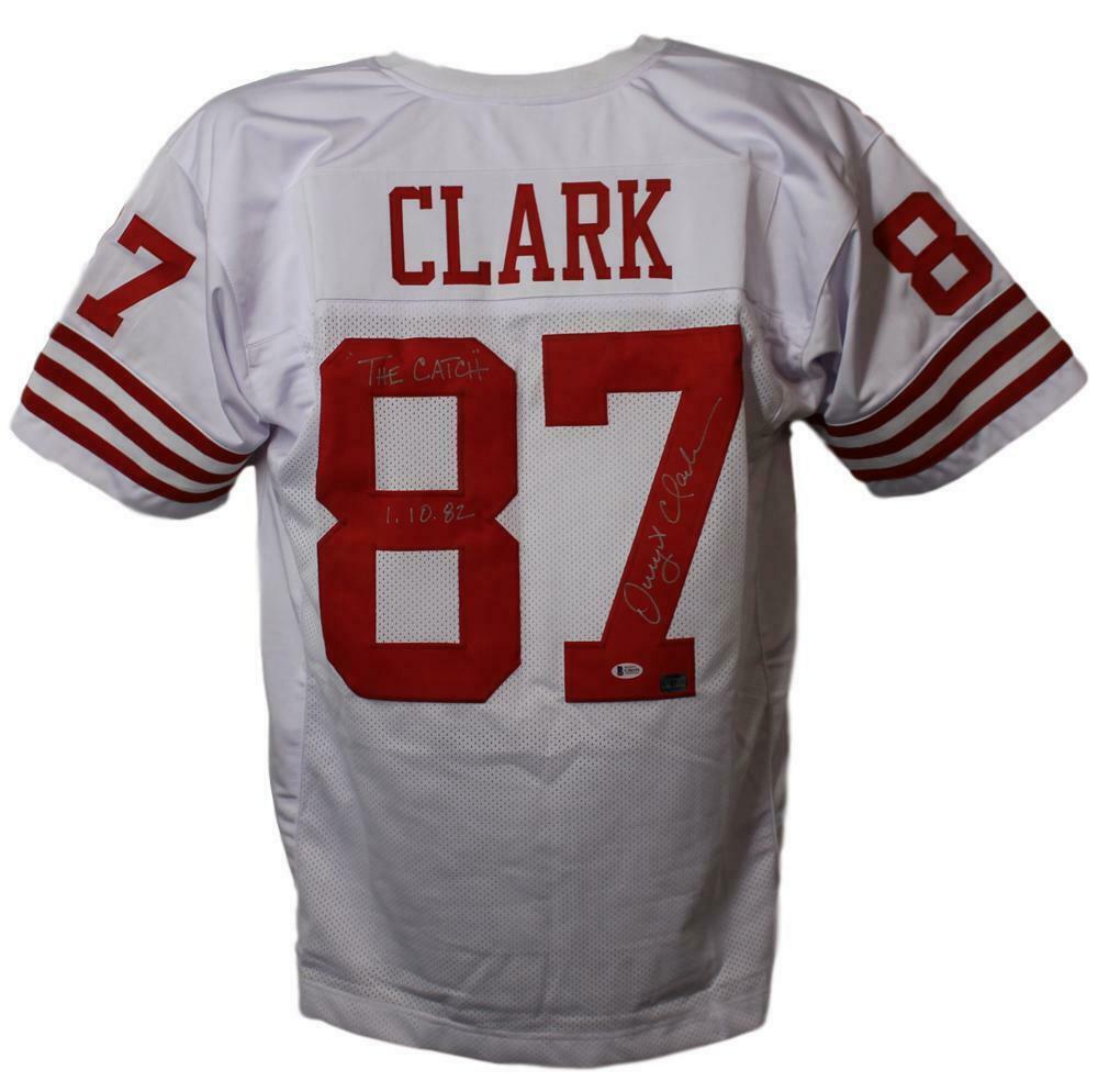 Dwight clark best sale signed jersey