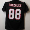 Tony Gonzalez Autographed/Signed Atlanta Falcons XL Black Jersey JSA 21304