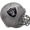 Derek Carr Cooper & Bryant Signed Oakland Raiders Replica Helmet JSA 21336