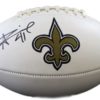 Alvin Kamara Autographed/Signed New Orleans Saints Logo Football JSA 21380