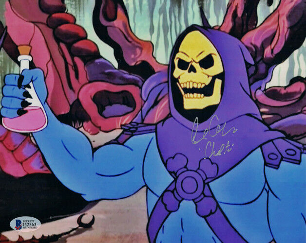 Alan Oppenheimer Signed Skeletor 8x10 Photo Masters Of The Universe BAS 21441