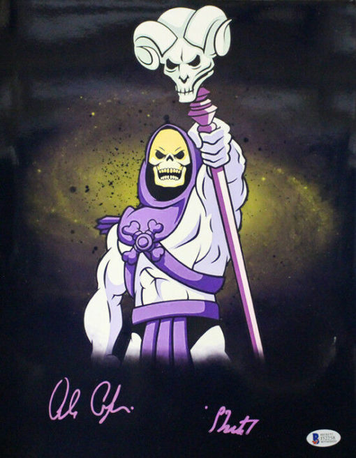 Alan Oppenheimer Signed Skeletor 11x14 Photo Masters Of The Universe BAS 21442