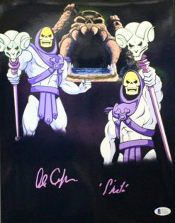 Alan Oppenheimer Signed Skeletor 11x14 Photo Masters Of The Universe BAS 21443