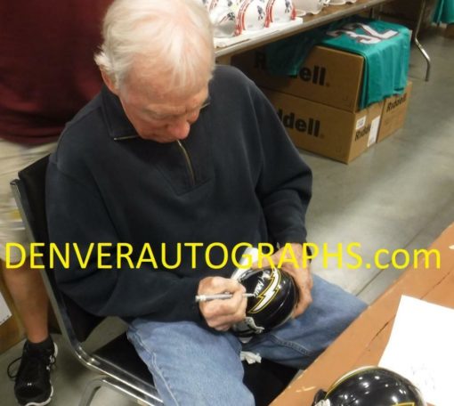 Bobby Beathard Autographed/Signed San Diego Chargers Mini Helmet JSA 21519
