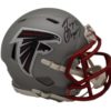Tony Gonzalez Autographed/Signed Atlanta Falcons Blaze Mini Helmet JSA 21492