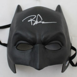 Ben Affleck Autographed/Signed Batman Hard Black Mask BAS 21502