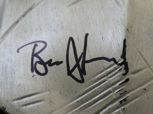 Ben Affleck Autographed/Signed Batman Hard Gold Mask BAS 21505