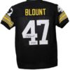 Mel Blount Autographed Pittsburgh Steelers Size XL Black Jersey HOF BAS 21546