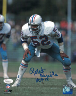 Robert Brazile Autographed/Signed Houston Oilers 8x10 Photo HOF JSA 21550 PF