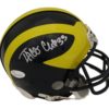 Taco Charlton Autographed/Signed Michigan Wolverines Mini Helmet JSA 21554