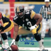 Dermontti Dawson Autographed/Signed Pittsburgh Steelers 8x10 Photo HOF JSA 21569