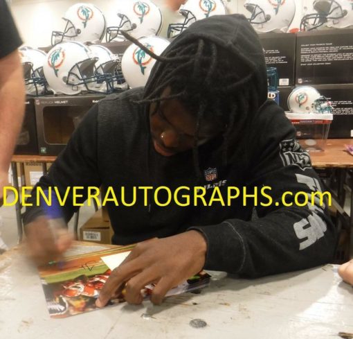 Tyreek Hill Autographed/Signed Kansas City Chiefs 8x10 Photo JSA 21597