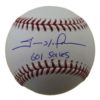 Trevor Hoffman Autographed San Diego Padres OML Baseball 601 Saves JSA 21598