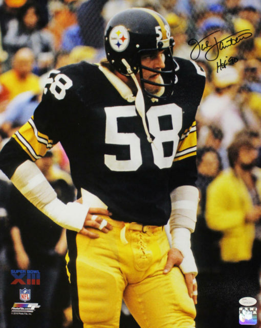 Jack Lambert Autographed Pittsburgh Steelers SB XIII 16x20 Photo JSA 21624 PF