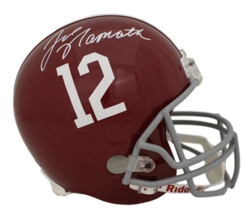 Joe Namath Autographed/Signed Alabama Crimson Tide Replica Helmet JSA 21645