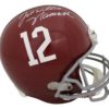 Joe Willie Namath Autographed Alabama Crimson Tide Replica Helmet JSA 21646