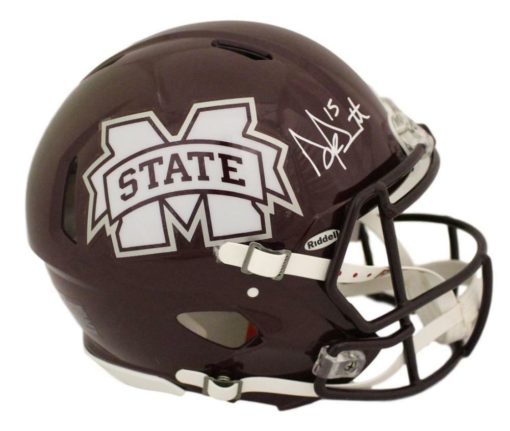 Dak Prescott Autographed Mississippi State Speed Proline Helmet JSA 21653