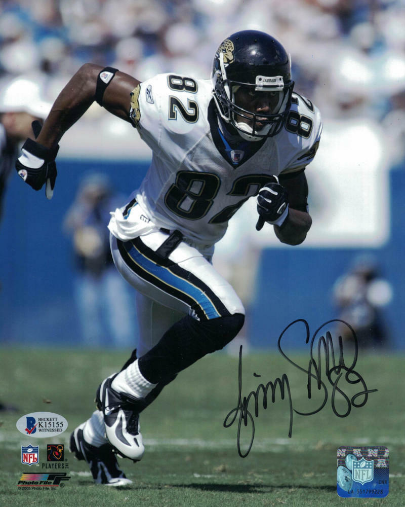Jimmy Smith Autographed Signed Jacksonville Jaguars 8 10 Photo BAS 21673 Denver Autographs