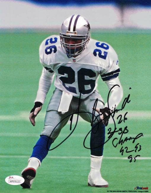 Kevin Smith Autographed/Signed Dallas Cowboys 8x10 Photo JSA 21676 PF